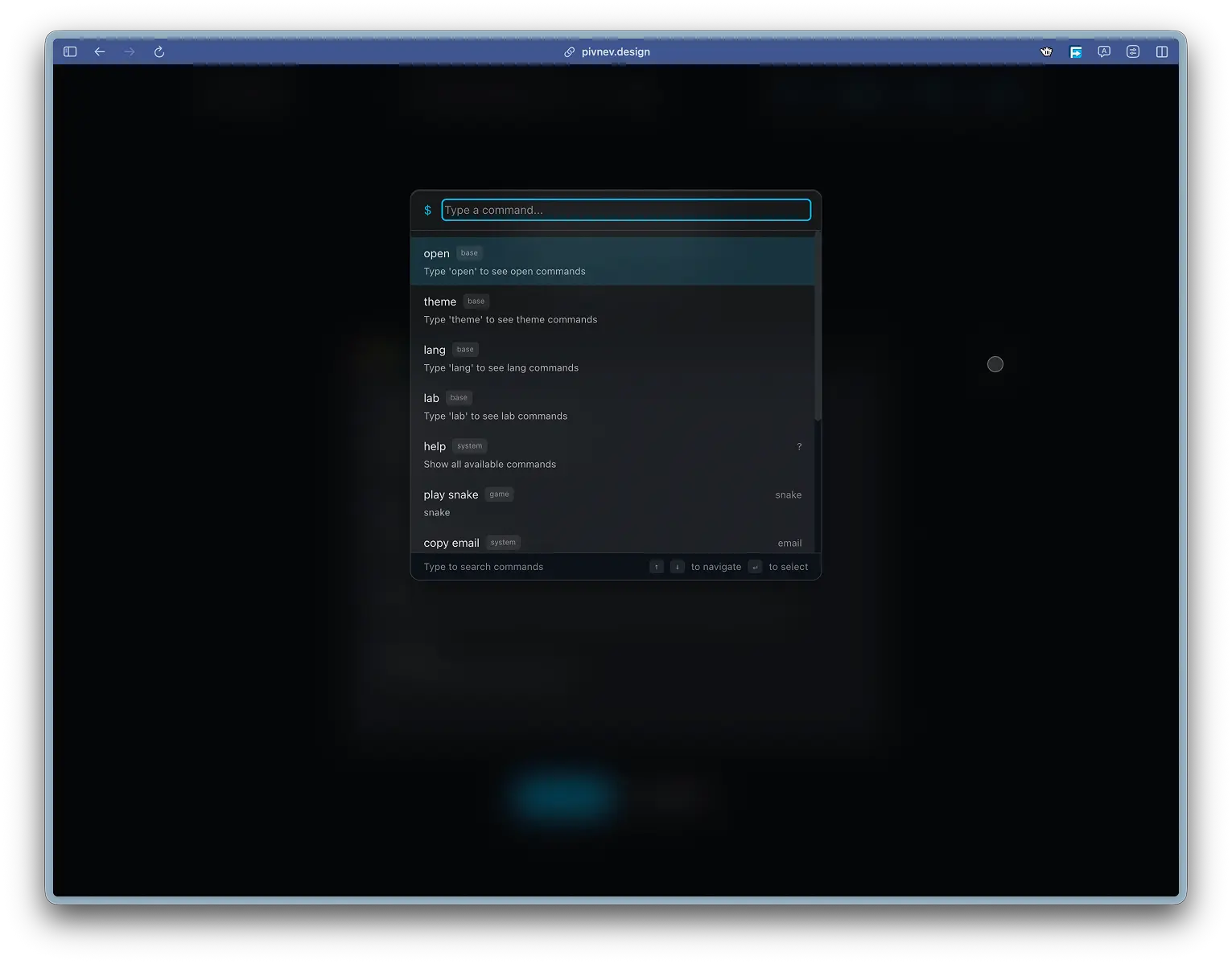 Terminal UX and General Atmosphere: Command Palette, Transcript and interface rhythm